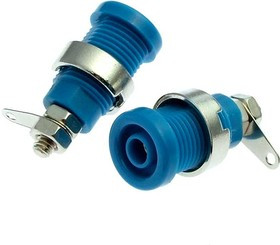 Z016 4mm panel jack BLUE