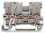 2-pin basic terminal block, 1 pole, 32 A, 6 kV, gray, 769-156