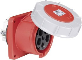 335-6, Разъем: питания AC, трехфазный; гнездо; "мама"; 63А; 400ВAC; PIN: 5