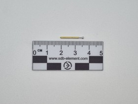Подпружиненный контакт (pogo-pin) для тестирования диаметром иглы 1,30 мм длина 16,5 мм (P75-Q2)