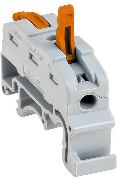 Клемма строительно-монтажная СМК проходная 222-421 1п 0.08-4кв.мм на DIN-рейку (уп.25шт) PROxima EKF plc-smk-421-din Клемма строительно-монтажная СМК проходная 222-421 1п 0.08-4кв.мм на DIN-рейку (уп.25шт) PROxima EKF plc-smk-421-din