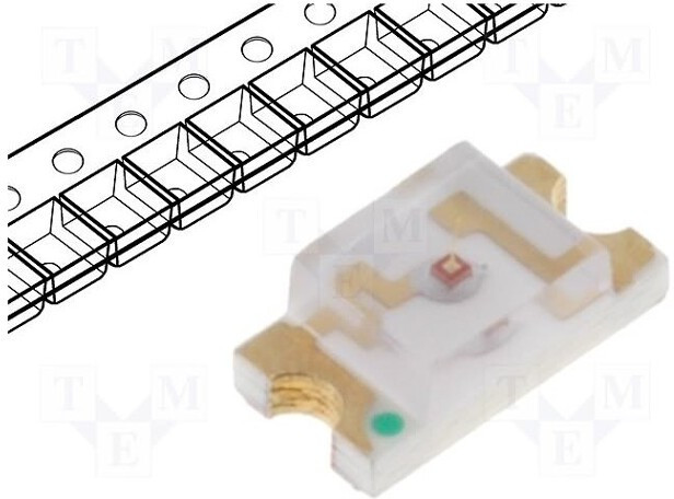 LL-S150GC-2A, LED; SMD; 1206; yellow green; 6?10mcd; 3.2x1.6x1.1mm; 120°; 20mA