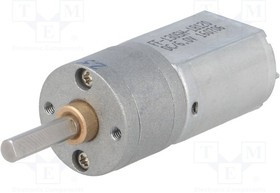 POLOLU-3462, Двигатель: DC, с редуктором, POLOLU 20D, 6ВDC, 3,2А, Ось: D профиль