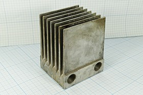 Радиатор охлаждения 95x 80x 70/М20, I22, Al, серый, ОА-007