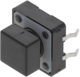 TL1100F160Q6JBLK, Tactile Switches TACT