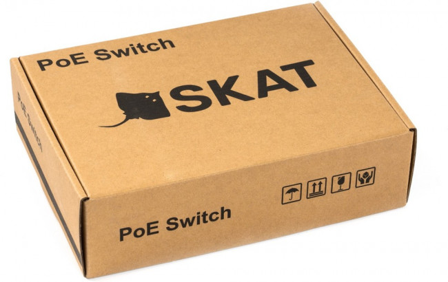 SKAT PoE-8E-2G v.2 коммутатор PoE Plus, мощность 120Вт, порты: 8-Ethernet, 2-Uplink SKAT PoE-8E-2G v.2 коммутатор PoE Plus, мощность 120Вт, порты: 8-Ethernet, 2-Uplink
