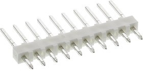 22-03-2101, KK 254 Series Straight Through Hole Pin Header, 10 Contact(s), 2.54mm Pitch, 1 Row(s), Unshrouded