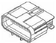 15326085-B, Automotive Connectors CONN GT 150 280 16W MALE ASSY