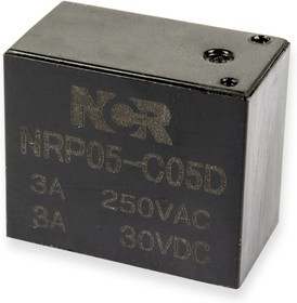 NRP05-C-05D, Реле 1 переключ. 5VDC, 3A/250VAC SPDT