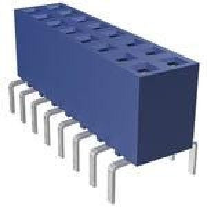 87606-405LF, Board to Board &amp; Mezzanine Connectors 10P DR PCB MNT RECPT 2.54 mm x 2.54 mm