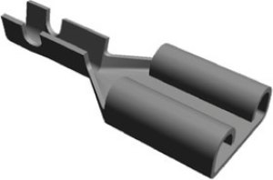 42640-2, FEMALE DISCONNECT, 6.35MM, UNINSULATED 42640-2, FEMALE DISCONNECT, 6.35MM, UNINSULATED