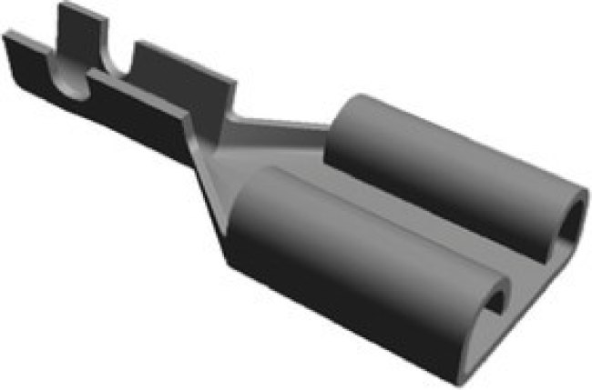 42640-2, FEMALE DISCONNECT, 6.35MM, UNINSULATED