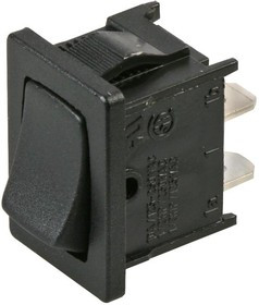 A11131100000, Кулисный выключатель SPST 10A BK/BK