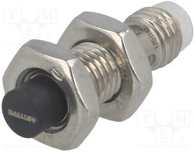 BES000M, Датчик: индуктивный, Конф.выхода: PNP / NO, 0-4мм, 10-30ВDC, М8