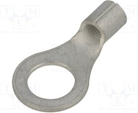 33459, Наконечник: кольцевой, M8, 3-6мм2, обжим, на провод, неизолированный, луженые