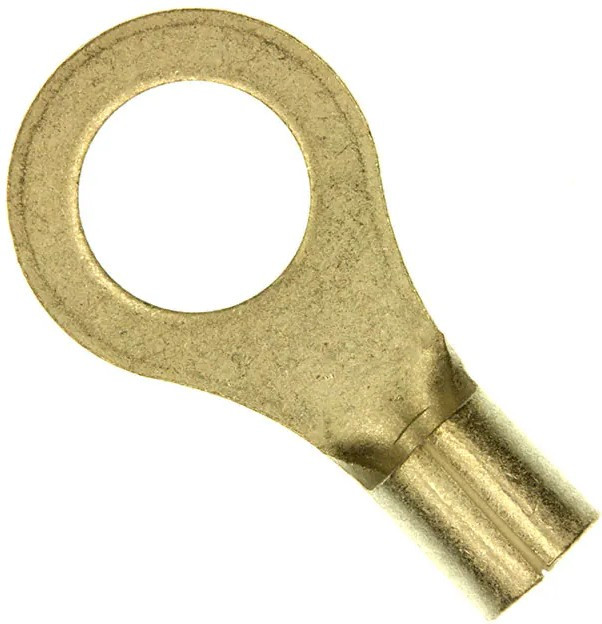 33459, Наконечник: кольцевой, M8, 3-6мм2, обжим, на провод, неизолированный, луженые 33459, Наконечник: кольцевой, M8, 3-6мм2, обжим, на провод, неизолированный, луженые