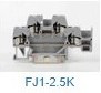 FJ1-2.5K/G, Проходная клемма 2-ур.2,5 кв мм