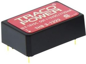 THB 3-2412, Isolated DC/DC Converters Product Type: DC/DC; Package Style: DIP-24; Output Power (W):