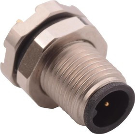 852-002-113R001, Разъем Кабеля, M Series, M5, Male, 2 Positions, Штырь на Печатную Плату, Прямой Мон