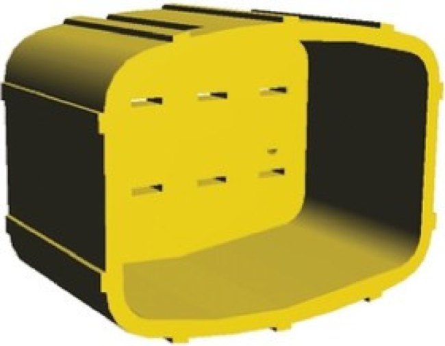 174985-7, Automotive Connectors 8 POS. DL PLATE FOR CAP MK II+