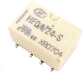 HFD4/24SR (IM07GR), Реле 2 переключ. 24VDC, 2A/250VAC DPDT