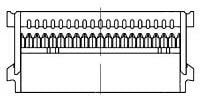 1-1658526-1, Headers &amp; Wire Housings IDC FSKT S 16 30AU PL