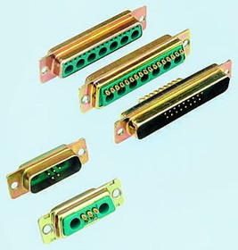DAM11W1PN, DMW 11 Way Panel Mount D-sub Connector Plug