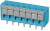TBL004V-508-07BE-2GY, Fixed Terminal Blocks Terminal block, screwless, 5.08, Vertical, 7 poles, Blue w Grey button