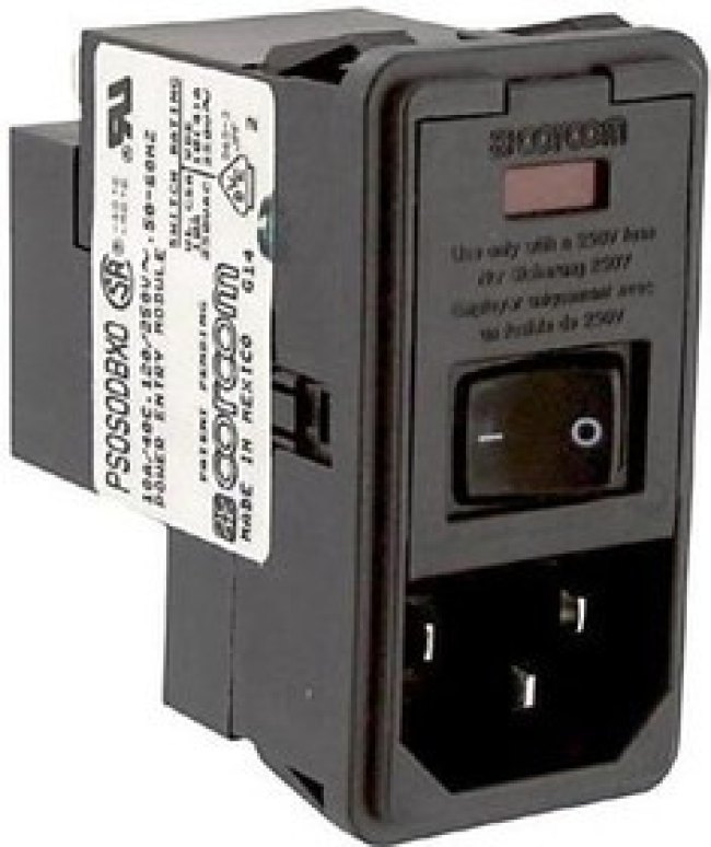 PS0SXSBX0, CONNECTOR, POWER ENTRY, RCPT, 10A, 250VAC