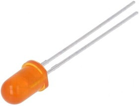 L-7113ND, LED; 5mm; orange; 20?45mcd; 30°; Front: convex; 1.95?2.3V