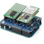 MIKROE-1581, Arduino UNO click shield, Плата расширения для подключения модулей mikroElektronika сер