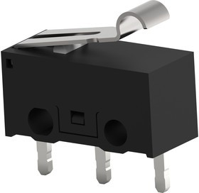 SAJ101XRHLN74SDTPTQ, Микропереключатель, Ультра Субминиатюрный, Изогнутый Рычаг, SPDT, Контакт PC, 100 мА, 30 В
