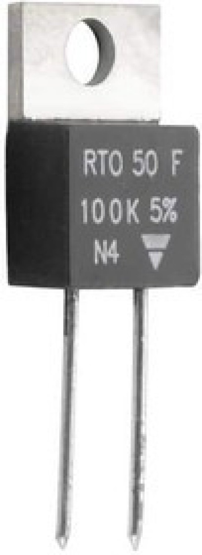 RTO020F1R000JTE3, Резистор в сквозное отверстие, 1 Ом, Серия RTO, 20 Вт, ± 5%, TO-220, 250 В