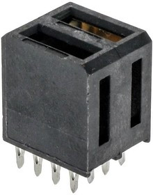 1-6450869-3, Power to the Board 2P MBXLE VERT RCPT