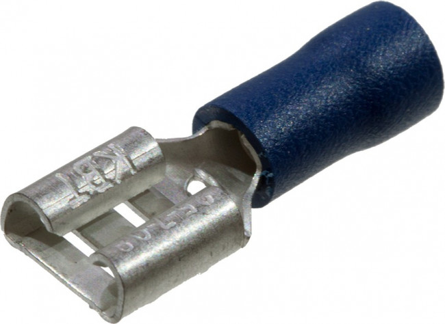 49617, Разъем кабельный плоский изолированный «мама» РПИ-М 2.5-(6.3) серия ПРОФИ (КВТ) 49617, Разъем кабельный плоский изолированный «мама» РПИ-М 2.5-(6.3) серия ПРОФИ (КВТ)