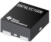 SN74LVC1G06DPWR, Buffers &amp; Line Drivers Single 1.65-V to 5.5-V inverter with open-drain outputs 5-X2SON -40 to 85