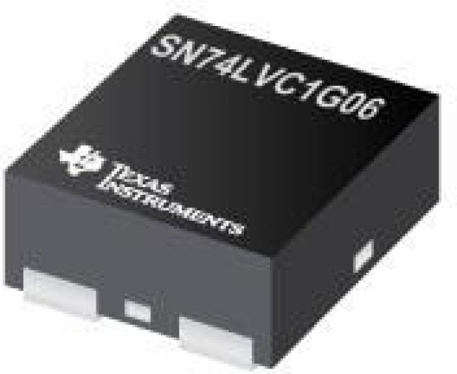 SN74LVC1G06DPWR, Buffers &amp; Line Drivers Single 1.65-V to 5.5-V inverter with open-drain outputs 5-X2SON -40 to 85