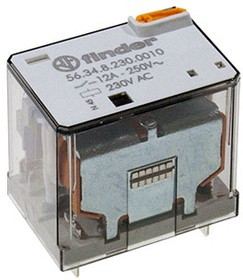 56.34.8.230.0010, Реле 230VAC 4 Form C 12А