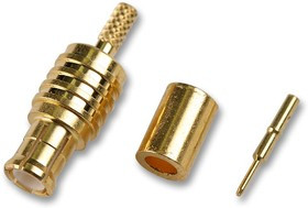 MCX1121A1-3GT30G-5-50, MCX1121A1-3GT30G-5-50 -AMPHENOL RF - Разъем РЧ / Коаксиальный, MCX Коаксиальн