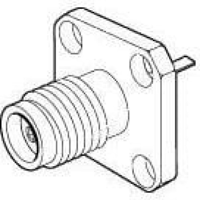 73251-0270, RF Connectors / Coaxial Connectors SMA JACK TAB TERMINA TAB TERMINAL.4 HOLE
