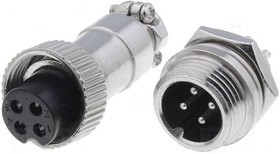 DS1110-01-4, Разъем миниатюрный 4pin (блок-кабель)