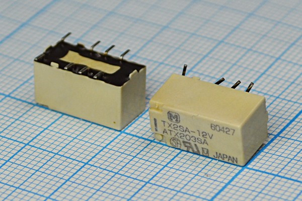 Реле 12В, TX2SA, 2A,30V Реле 12В, TX2SA, 2A,30V