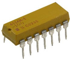 4114R-1-100, 7x10 Ом резисторная сборка изол. DIP-14