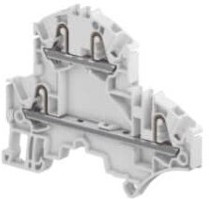 1SNK705210R0000, Клеммная колодка на DIN рейку, 4 вывод(-ов), 26 AWG, 12 AWG, 2.5 мм², Зажим, 24 А