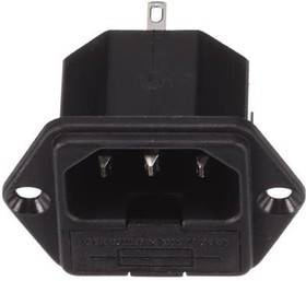 PF0002/28, AC Power Entry Modules Flange Mount IEC Fused Inlet