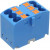 3273266, DIN Rail Terminal Blocks PTFIX 6X2,5 BU 2.5mm2 slf-assmb MNT
