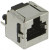 5557730-1, (RJ45), Модульный разъем, Cat3, RJ45 Jack, 1 x 1 Port, 8P8C, Cat3, Монтаж в Сквозное Отверстие