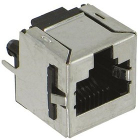5557730-1, (RJ45), Модульный разъем, Cat3, RJ45 Jack, 1 x 1 Port, 8P8C, Cat3, Монтаж в Сквозное Отверстие