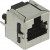 5557730-1, (RJ45), Модульный разъем, Cat3, RJ45 Jack, 1 x 1 Port, 8P8C, Cat3, Монтаж в Сквозное Отверстие