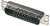 DB17W2PA00LF, DW 17 Way Panel Mount D-sub Connector Plug DB17W2PA00LF, DW 17 Way Panel Mount D-sub Connector Plug